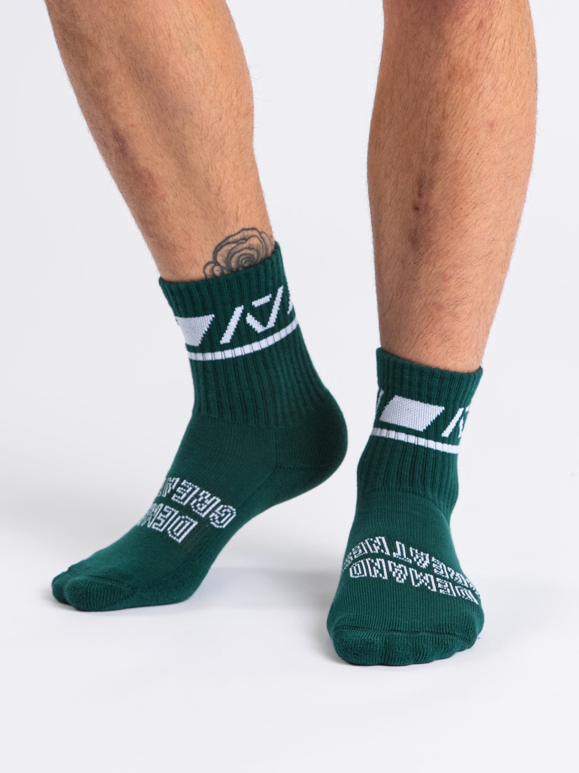 Crew Socks - Emerald Forás