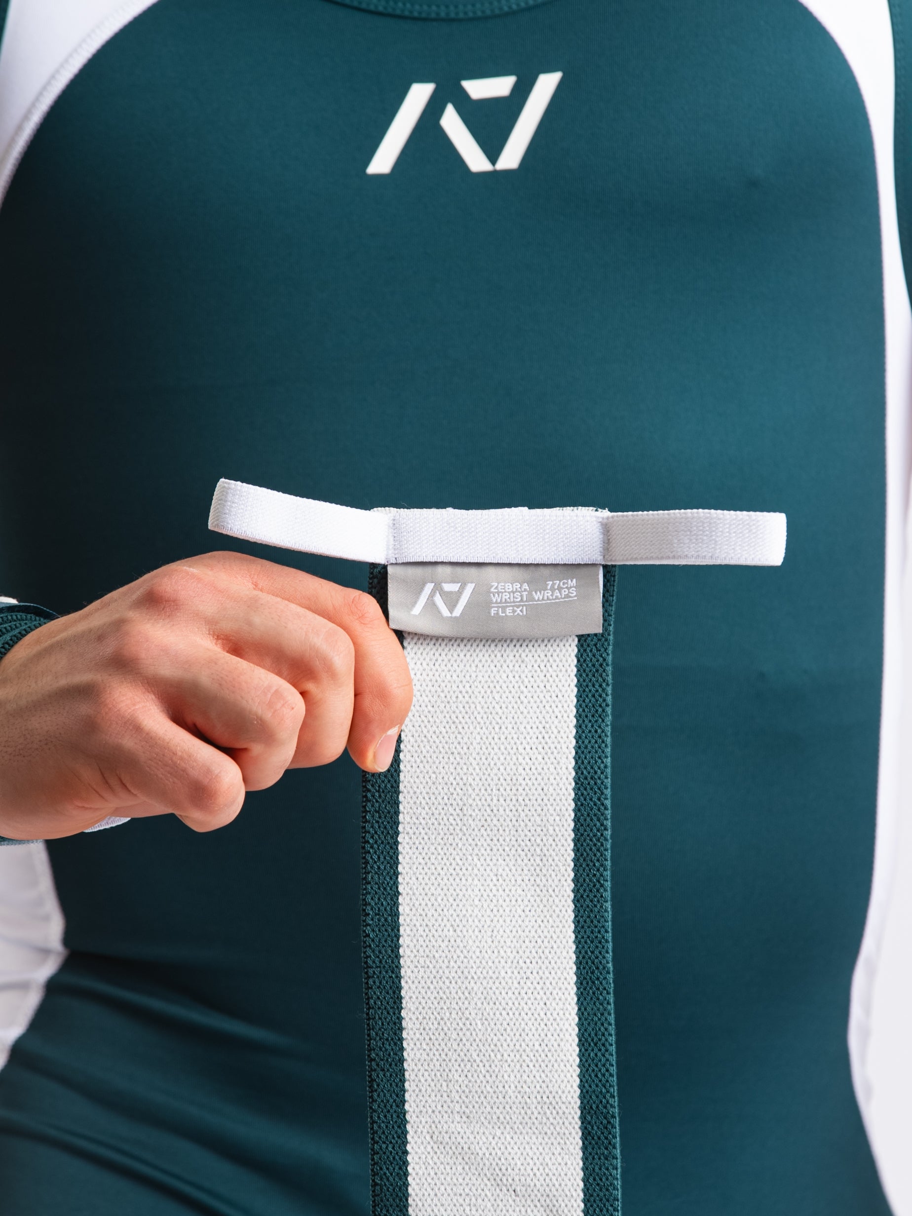 Zebra Wrist Wraps - Emerald Forás