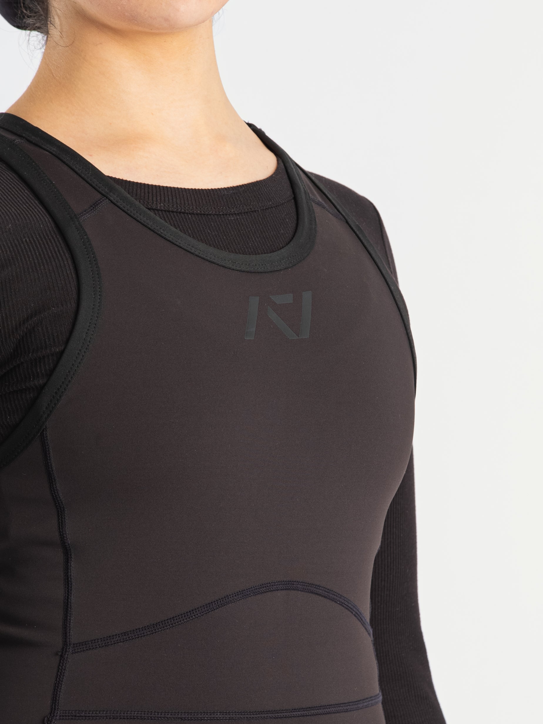 Rausch Women's Long Legged Singlet - Stealth