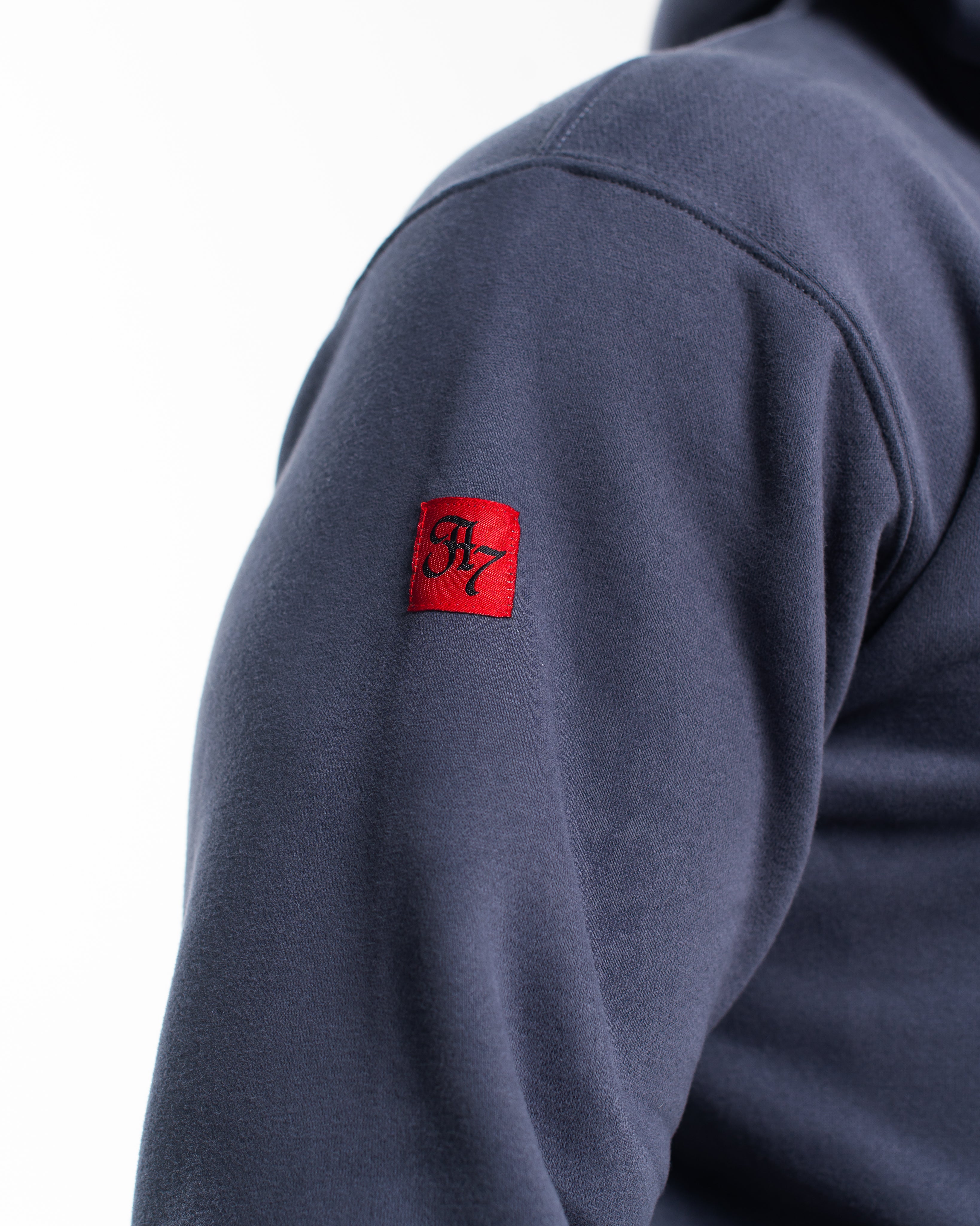 Script Hoodie - Foggy Navy