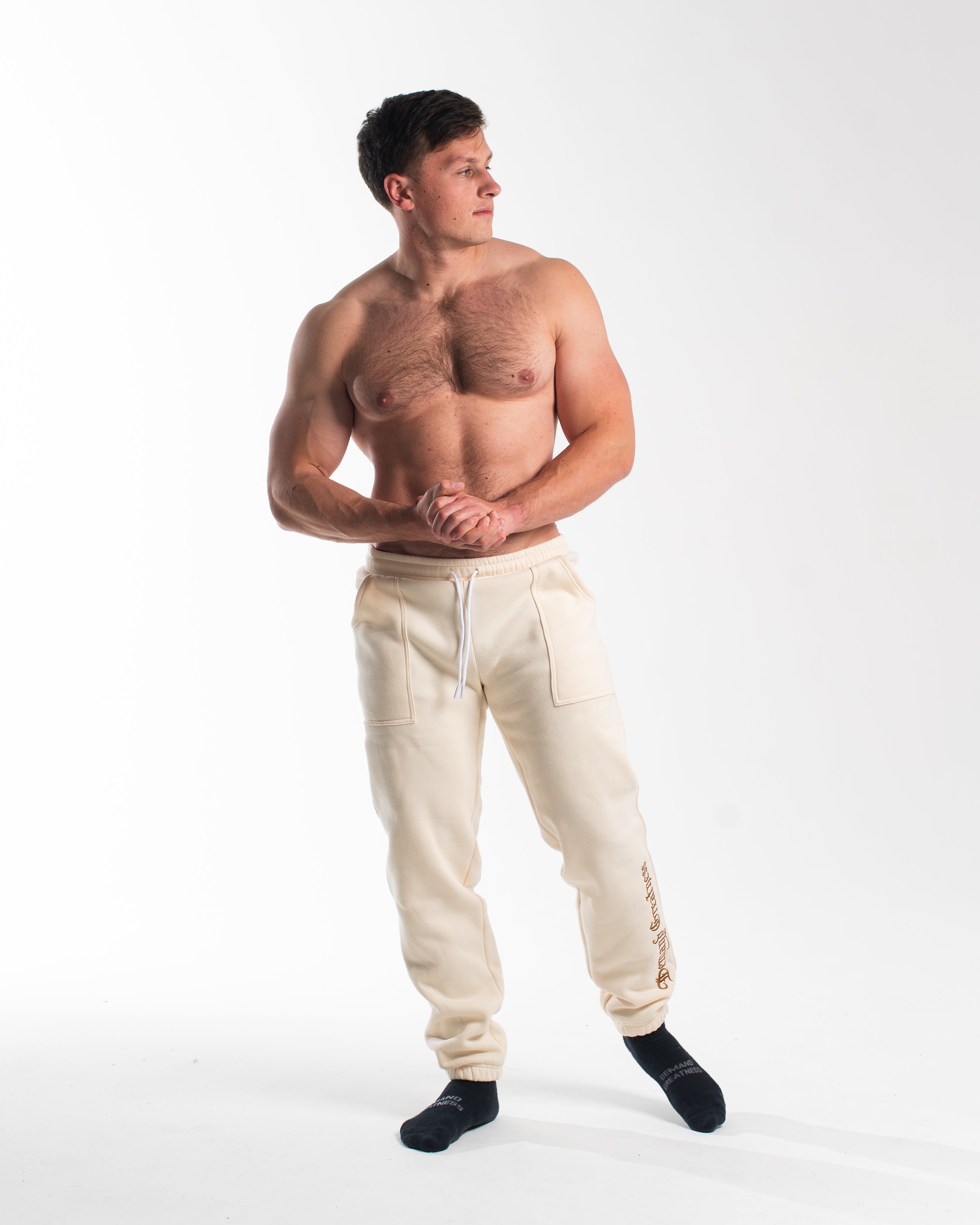 Script Joggers - Ivory