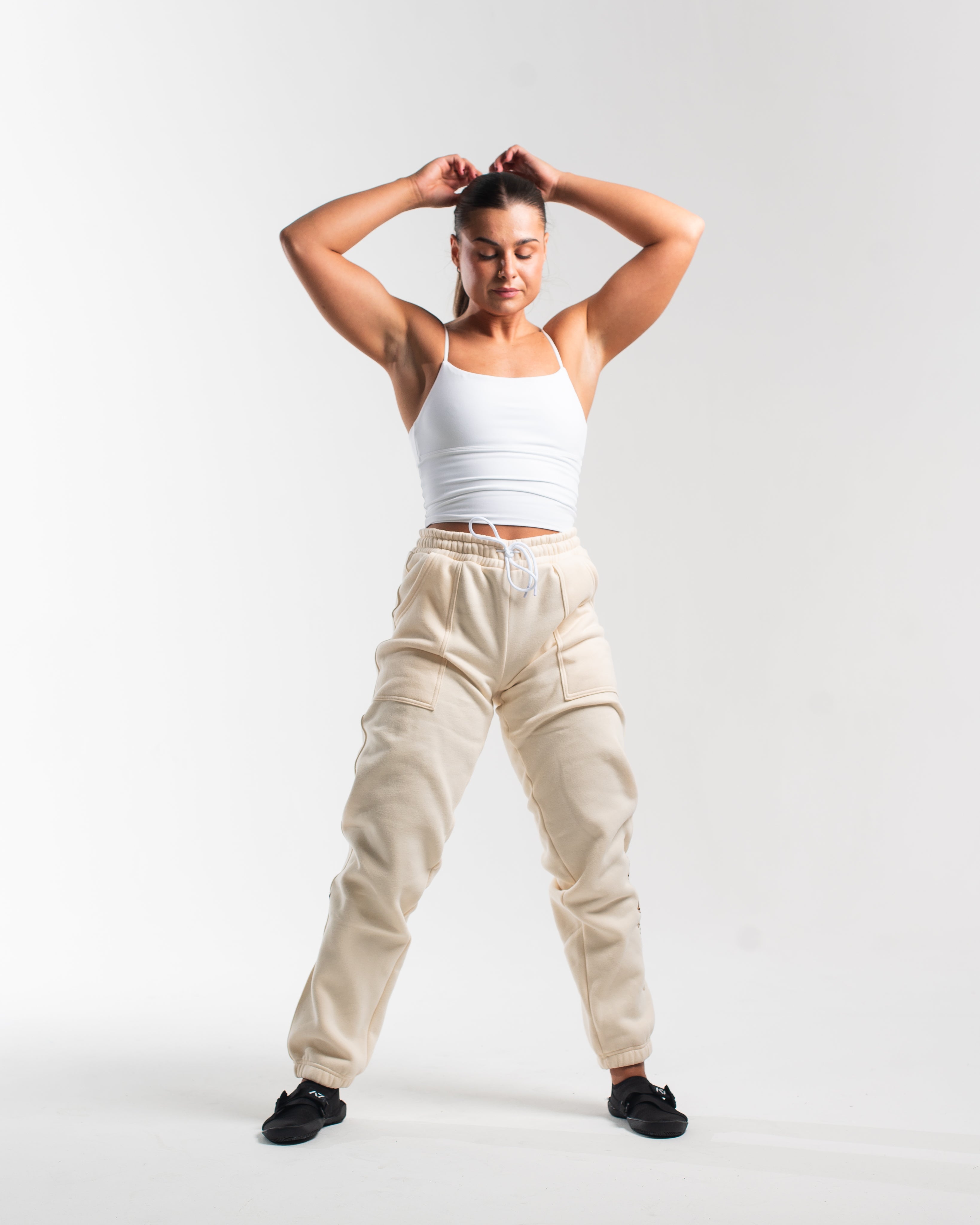 Script Joggers - Ivory