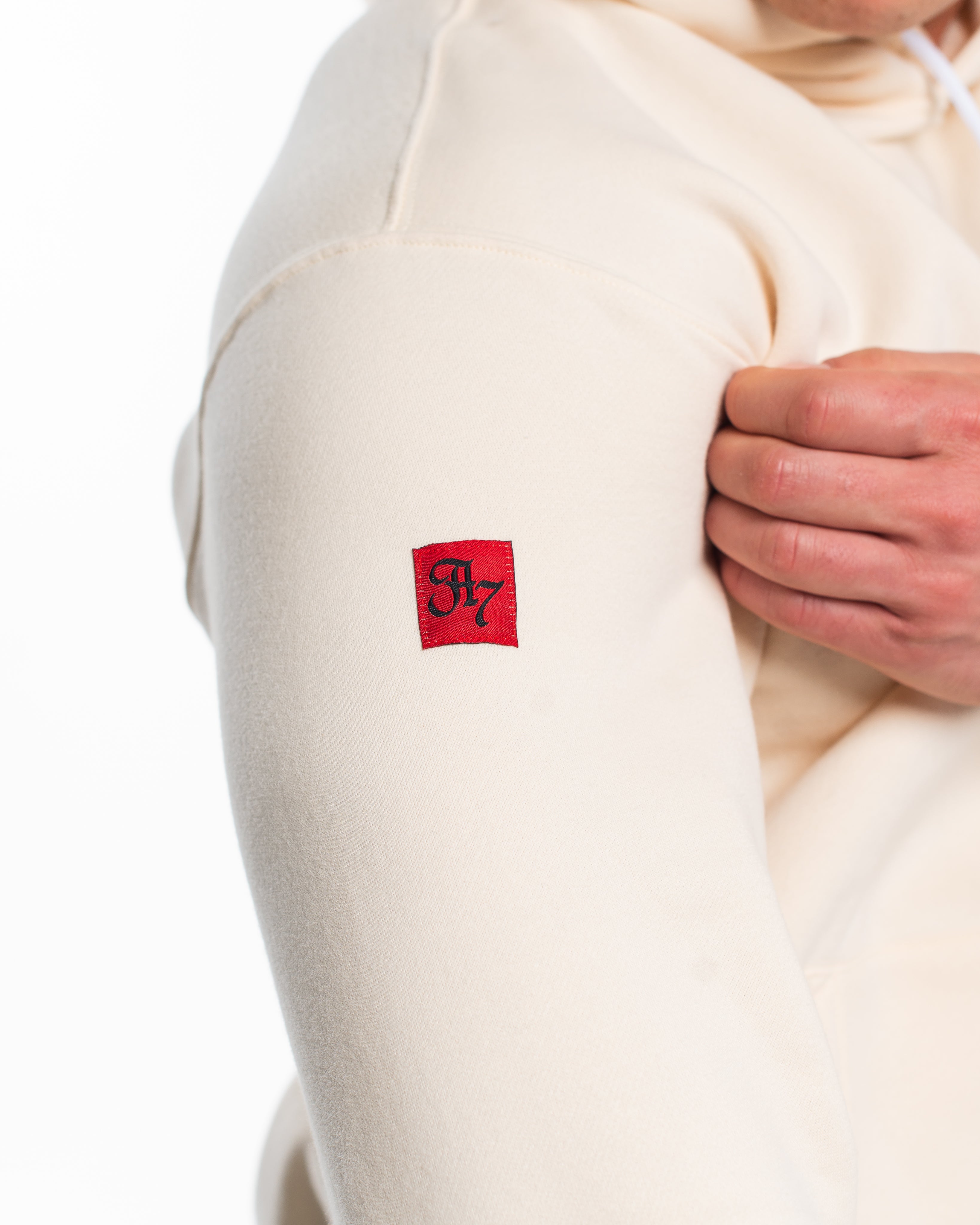 Script Hoodie - Ivory