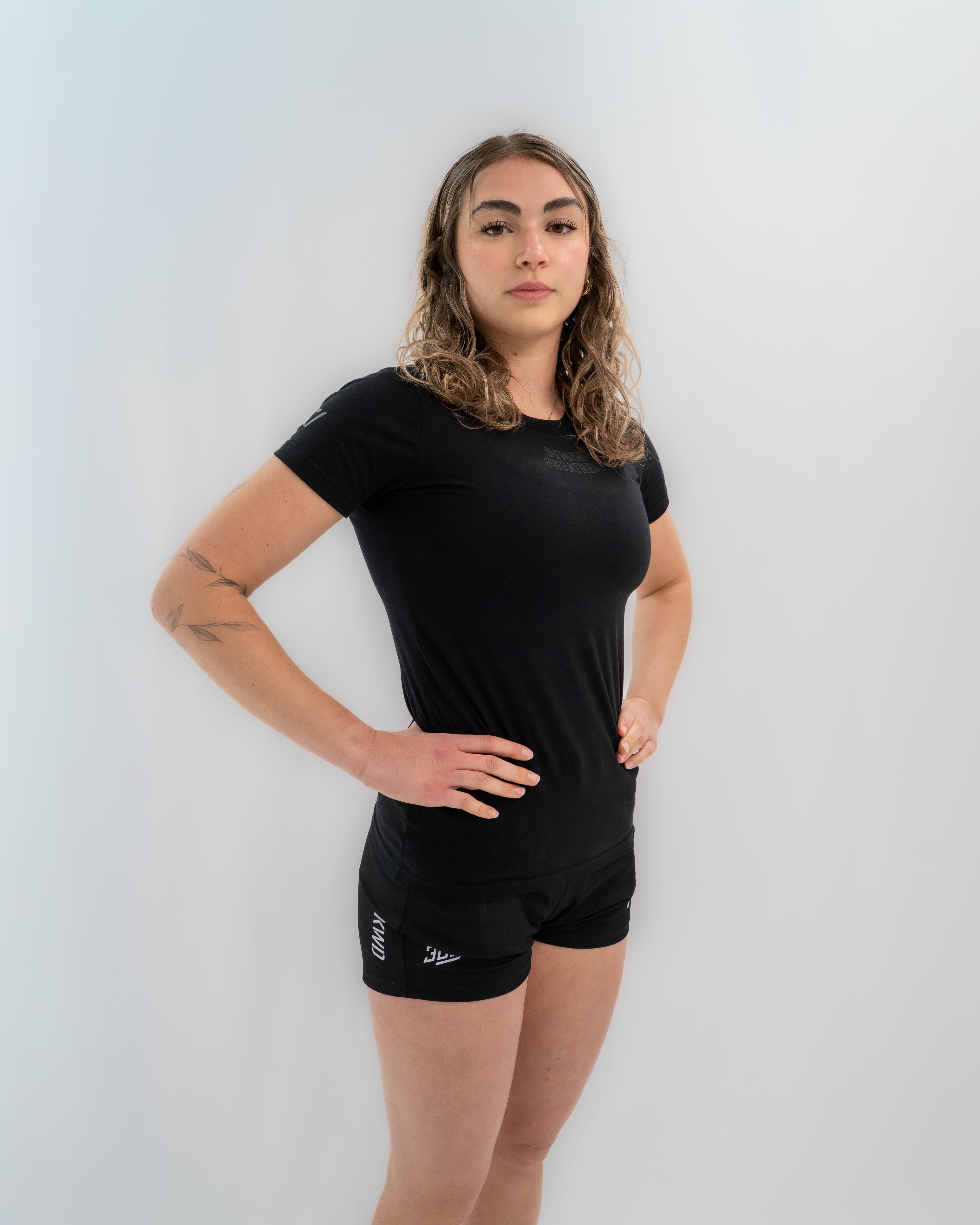 Demand Greatness True-Fit Women's Meet Shirt - Stealth