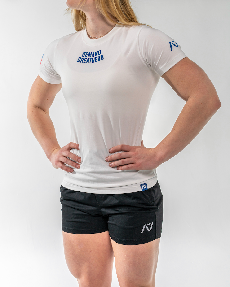 Demand Greatness True-Fit Women's Meet Shirt - USA
