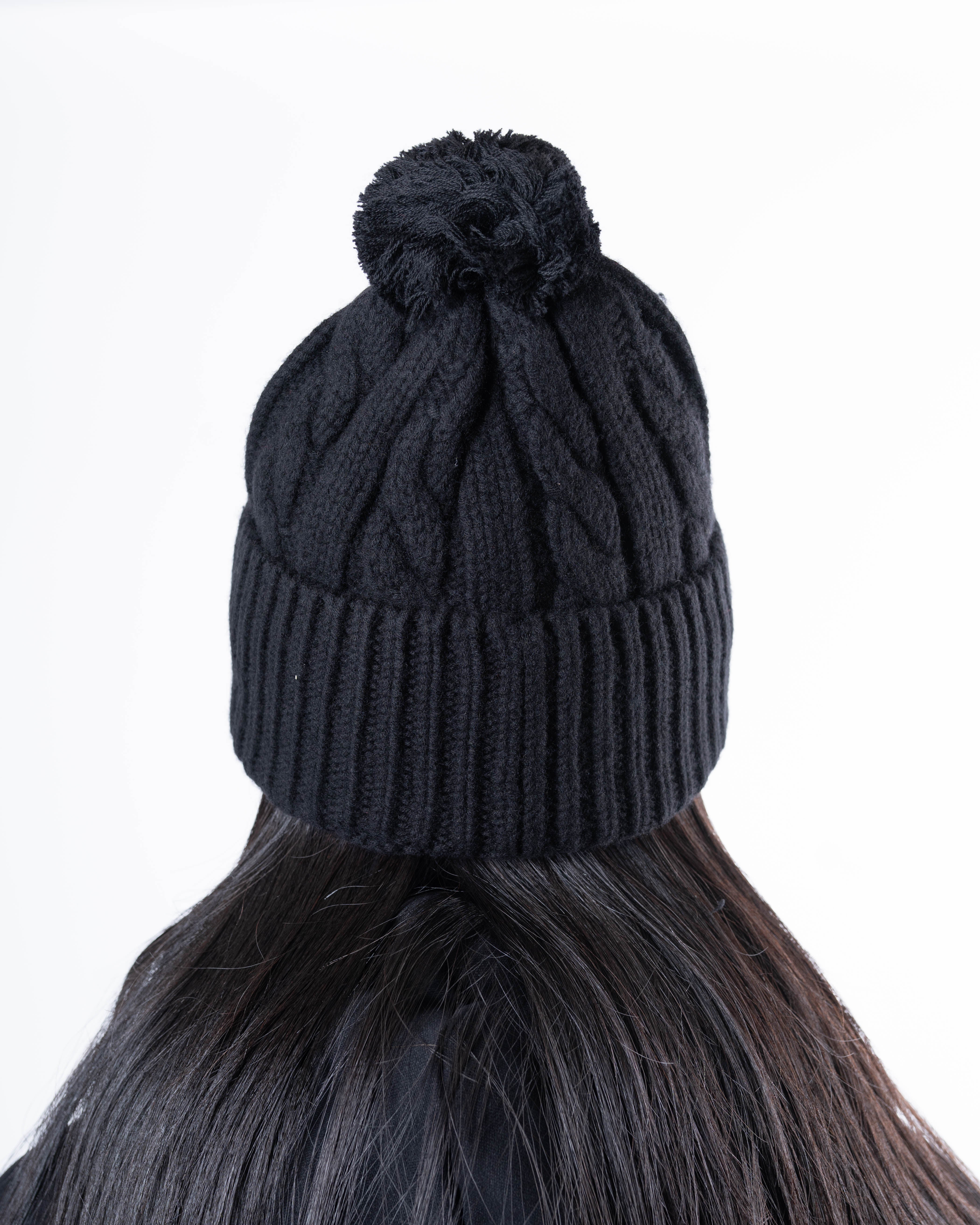 Merino Wool Pom Beanie
