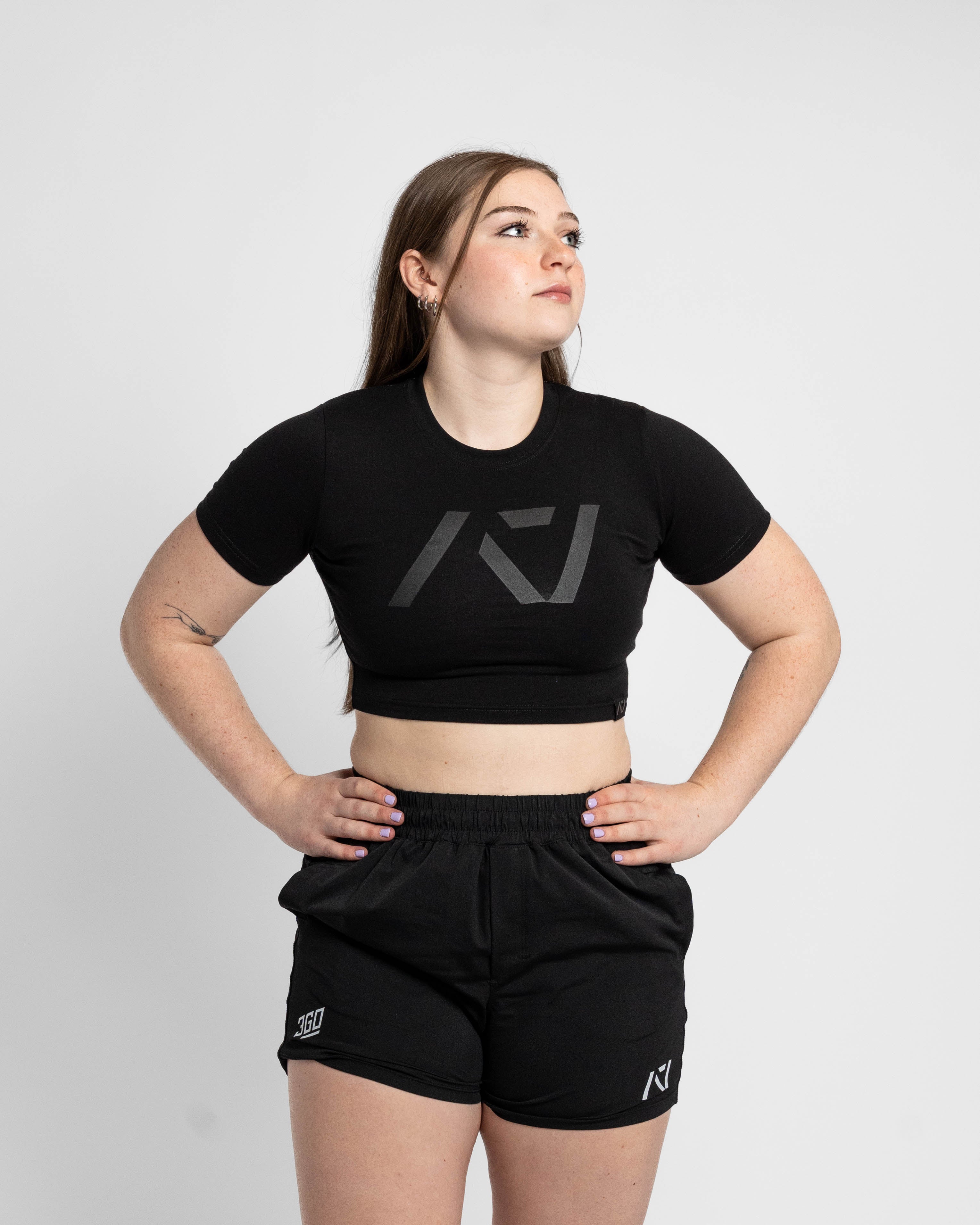 A7 violet tiger CROP BAR GRIP サイズXS Violet Tiger Divided Women's Crop Bar Grip | A7 UK shipping
