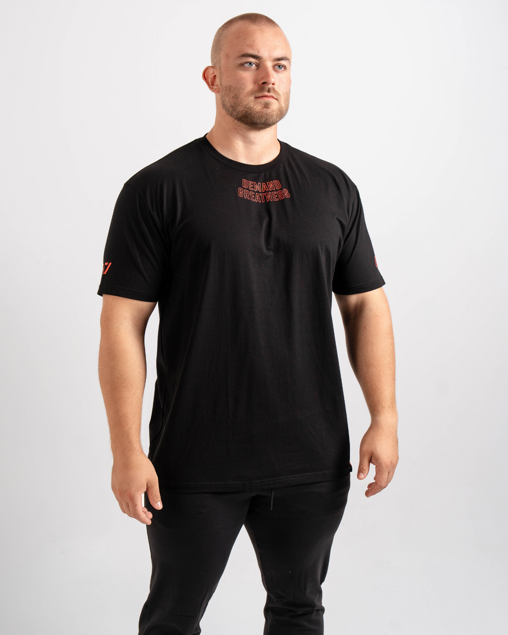 Demand Greatness True-Fit Men's Meet Shirt - Red Dawn