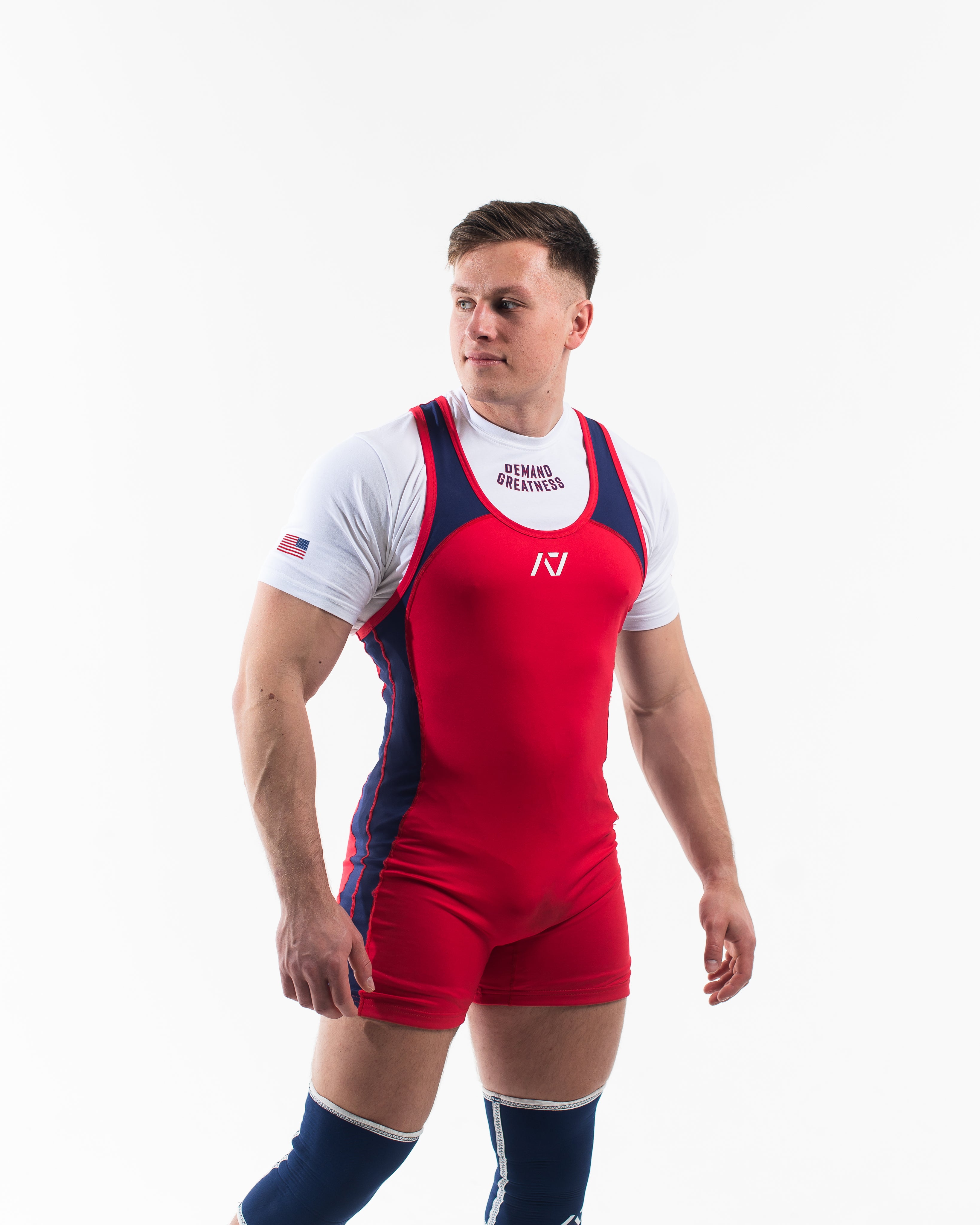 Men's Red, White, and Blue Singlet - Americana | A7