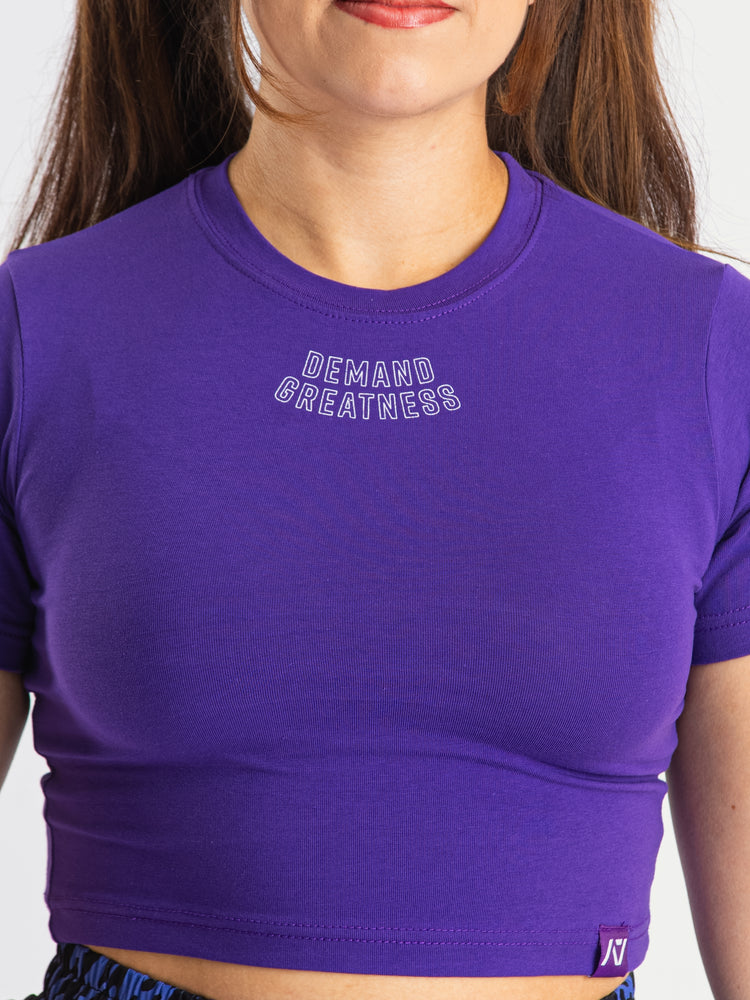 
                  
                    DG23 Women’s Meet Crop - Purple
                  
                