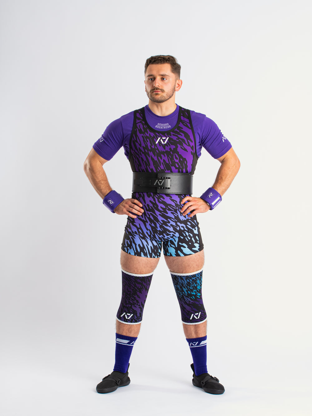 Rausch Men's Singlet - Violet Tiger