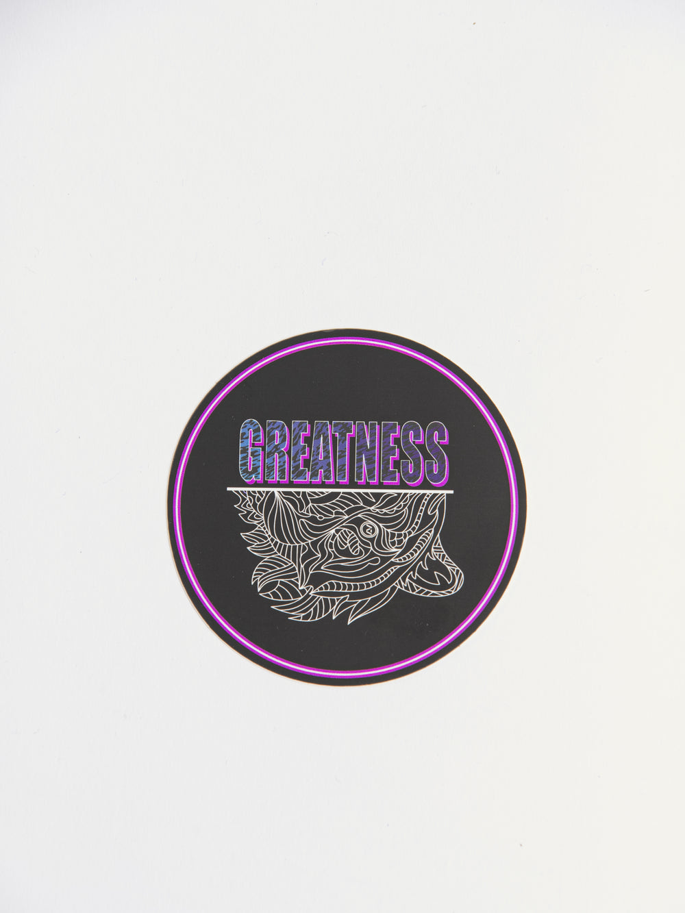 Violet Tiger Greatness Sticker