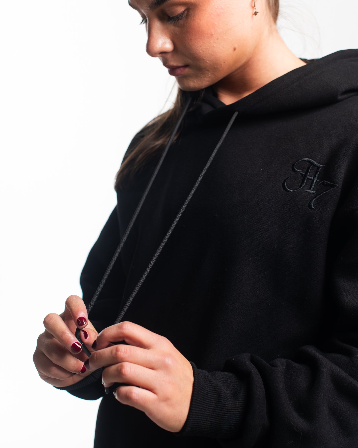 
                  
                    Script Oversized Hoodie - Stealth
                  
                