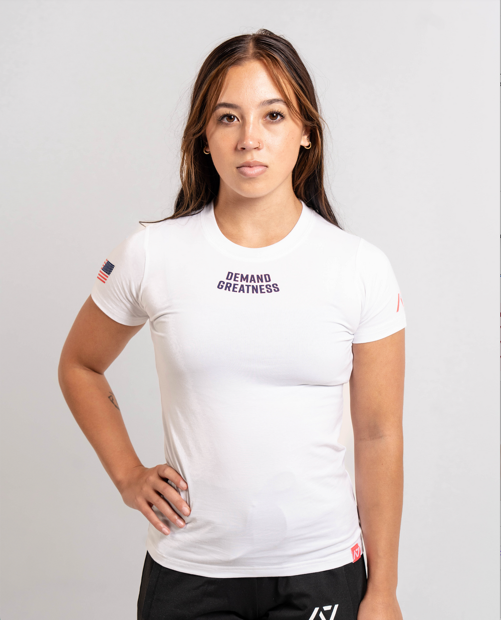 Demand Greatness True-Fit Women's Meet Shirt - Americana