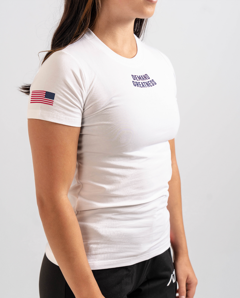 
                  
                    Demand Greatness True-Fit Women's Meet Shirt - Americana
                  
                