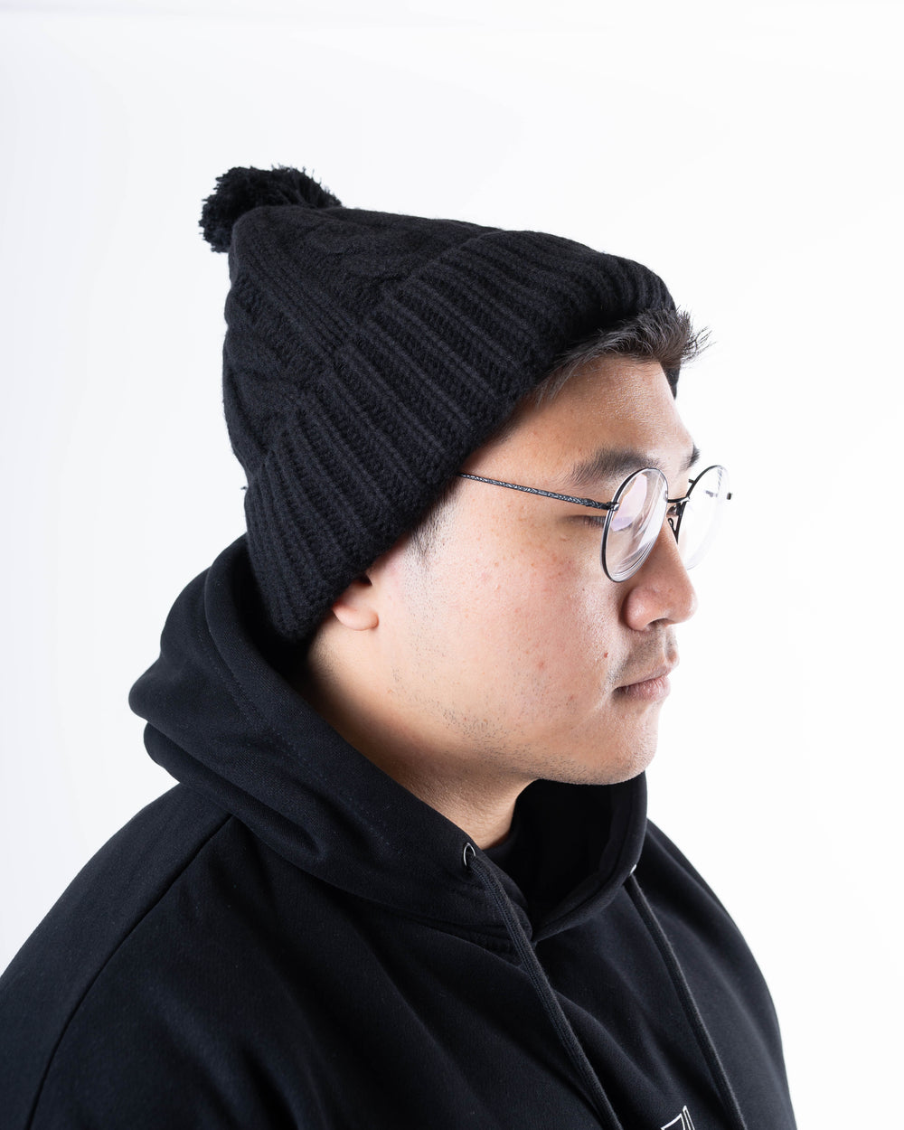 Merino Wool Pom Beanie