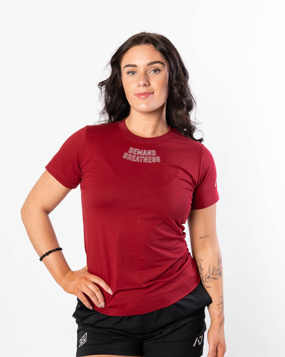 Demand Greatness True-Fit Women's Meet Shirt - Ivory Rose