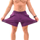 360-degree stretch fabric close-up on Berry 360Go Shorts for total training mobility and comfort.
