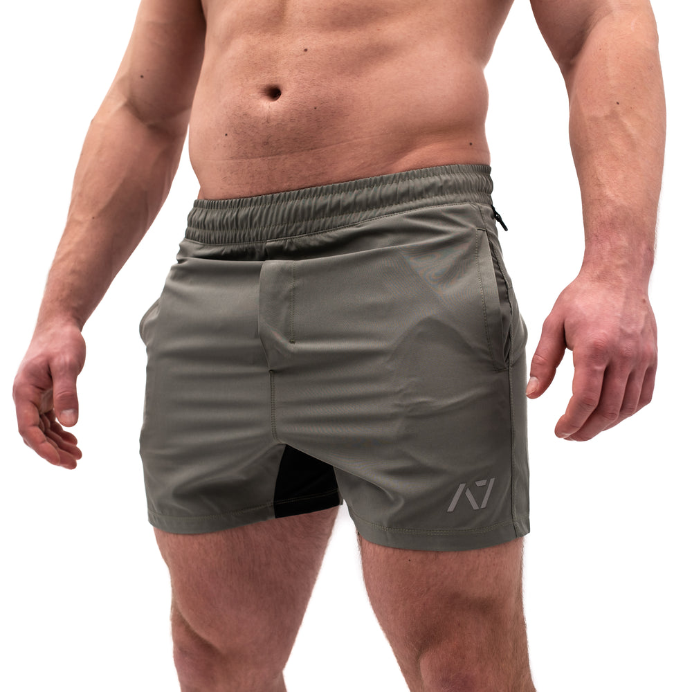 KWD Men's Squat Shorts - Stone