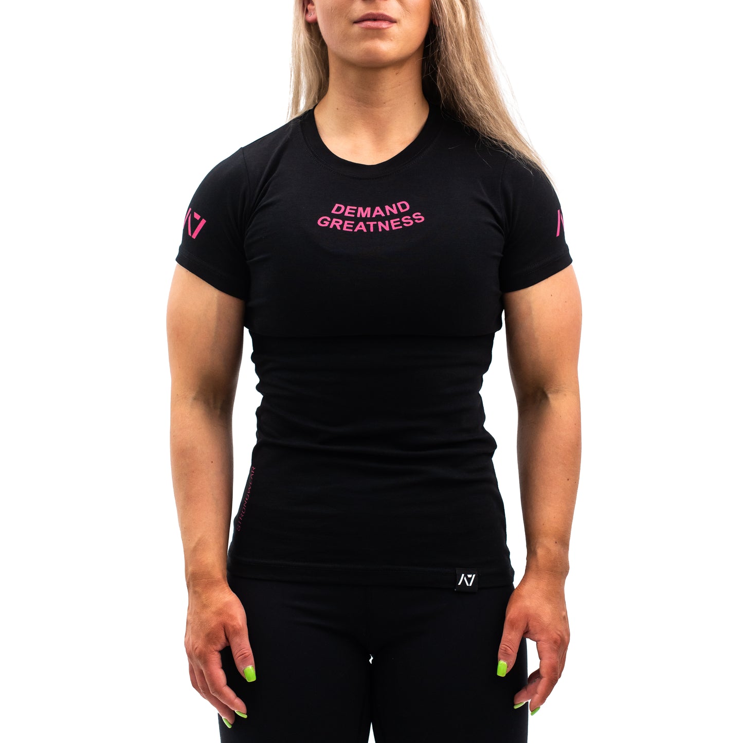 
                  
                    Demand Greatness Women's Meet Shirt - Pink
                  
                