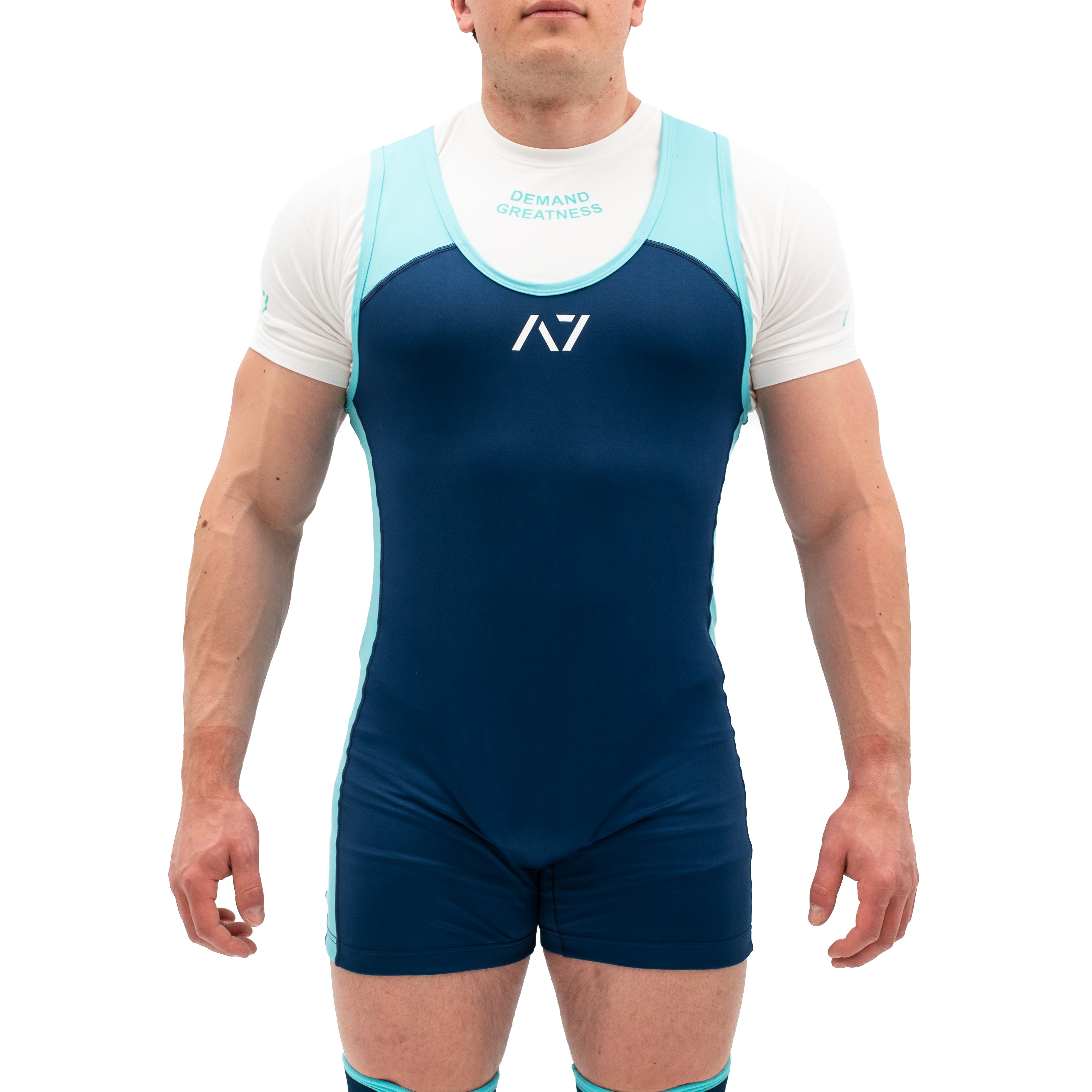 Iced Blue Powerlifting Singlet - IPF Approved