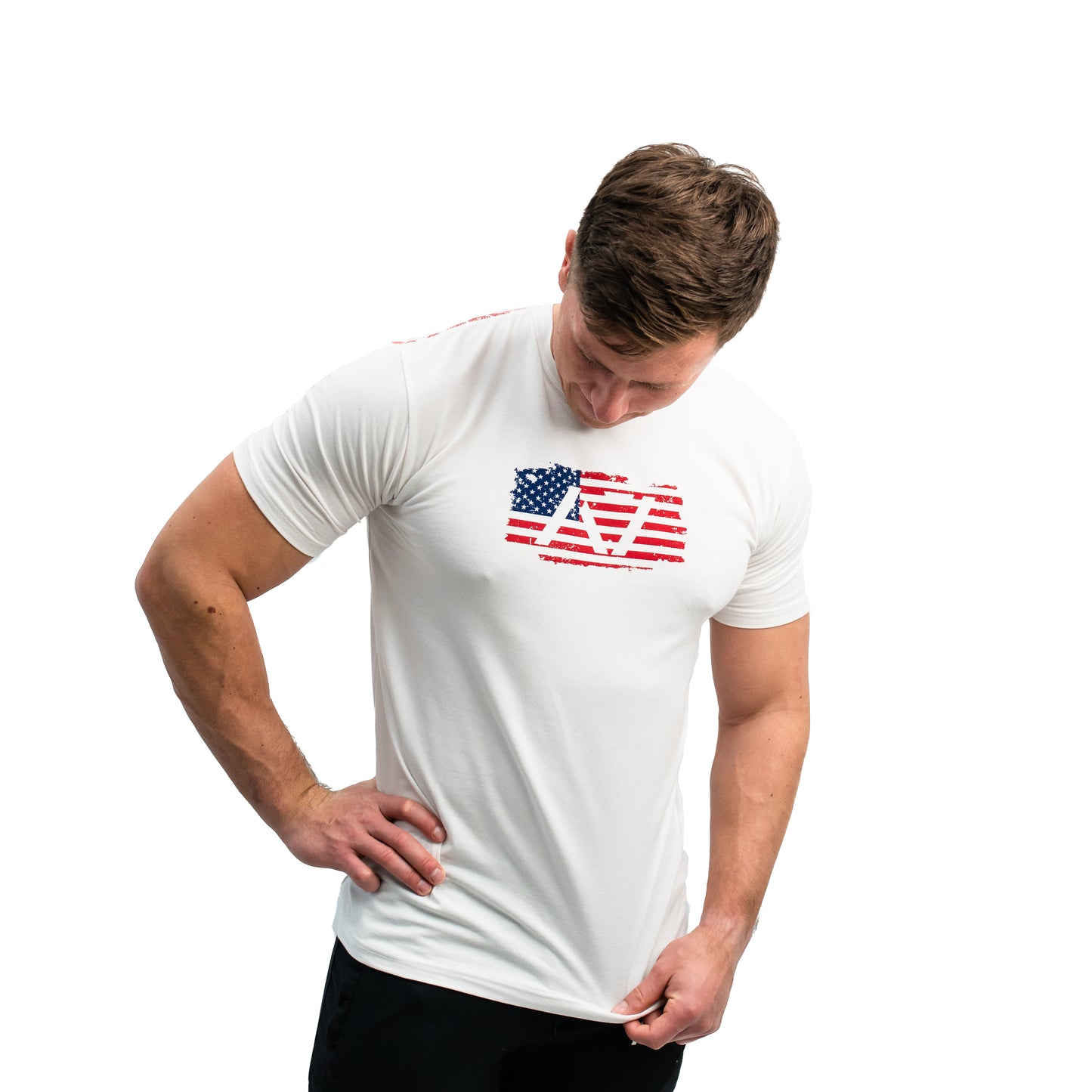 
                  
                    Americana - White Men’s Bar Grip Shirt
                  
                
