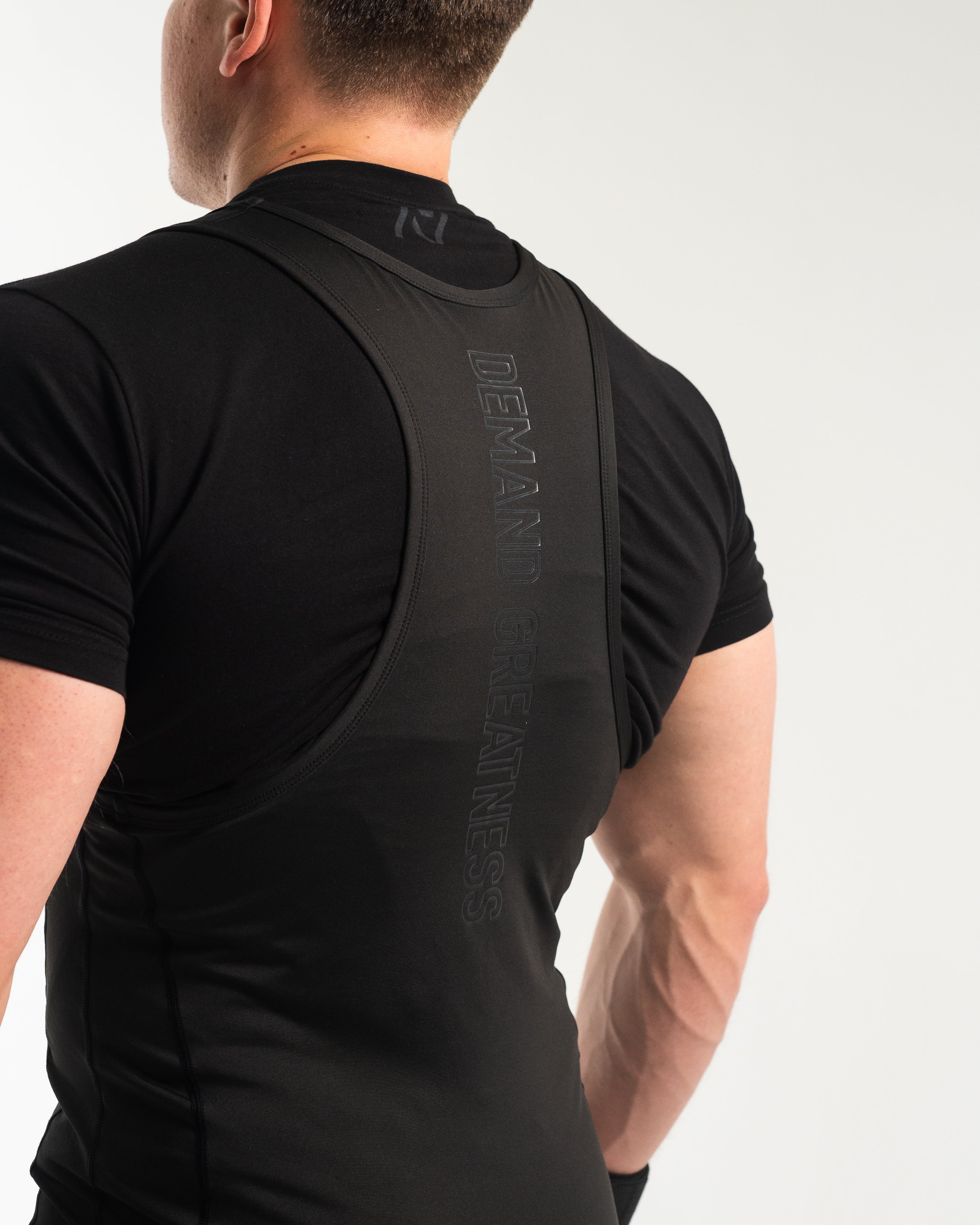 Black Weightlifting Singlet - Luno Men's Singlet Stealth – A7