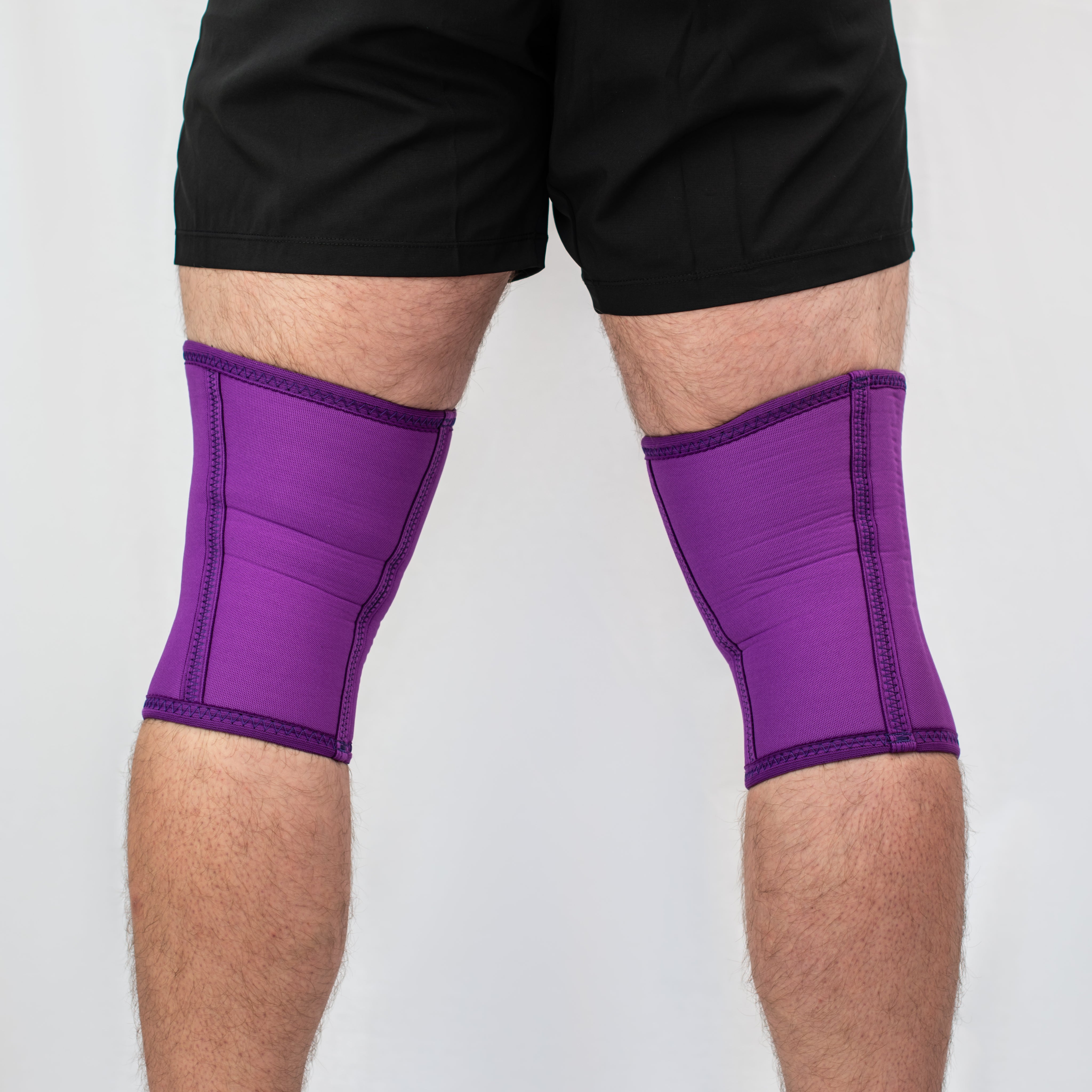 CONE Purple Knee Sleeves (Gray Logo) - USPA & IPF Approved – A7
