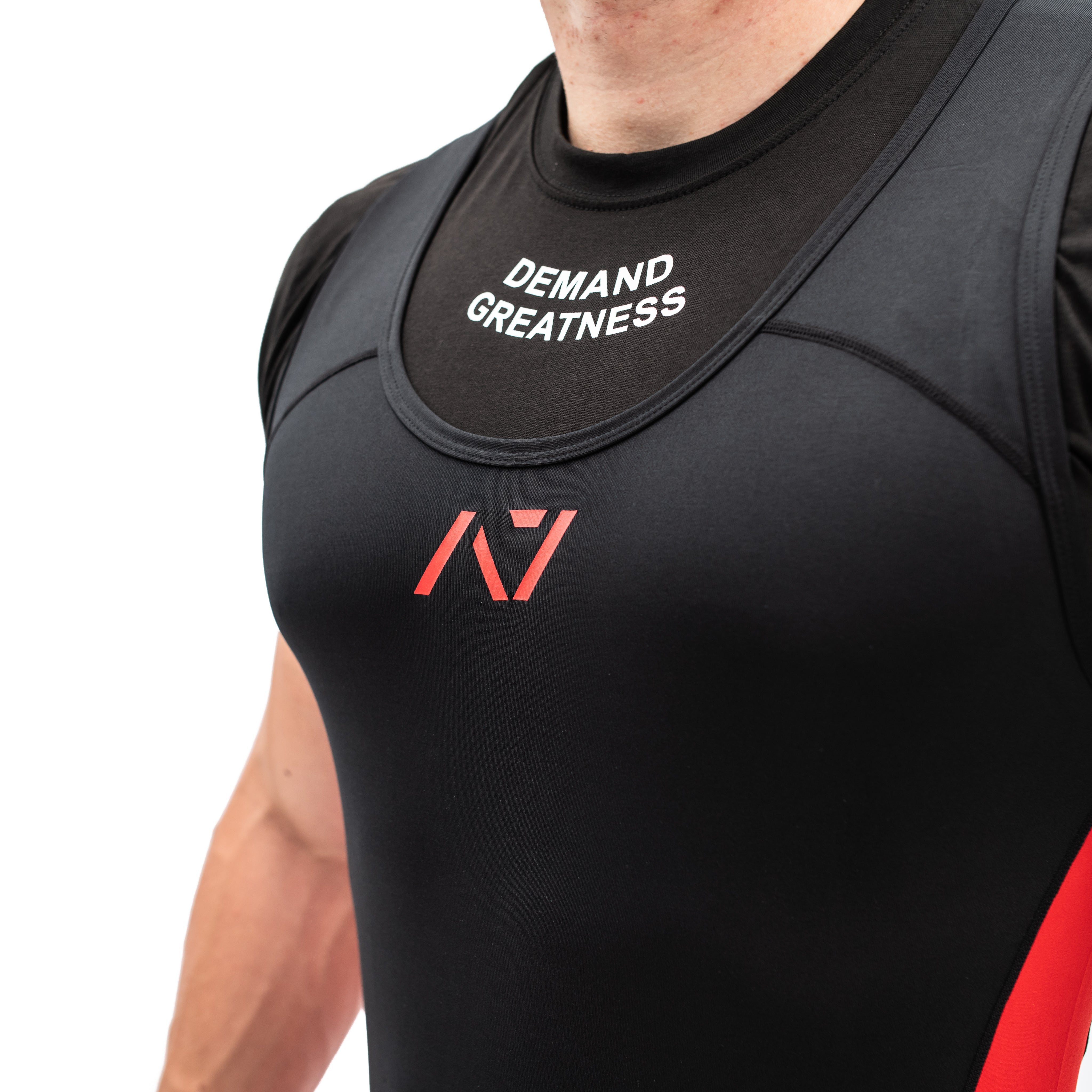 Apex Weightlifting Singlet - Black (IPF Approved)