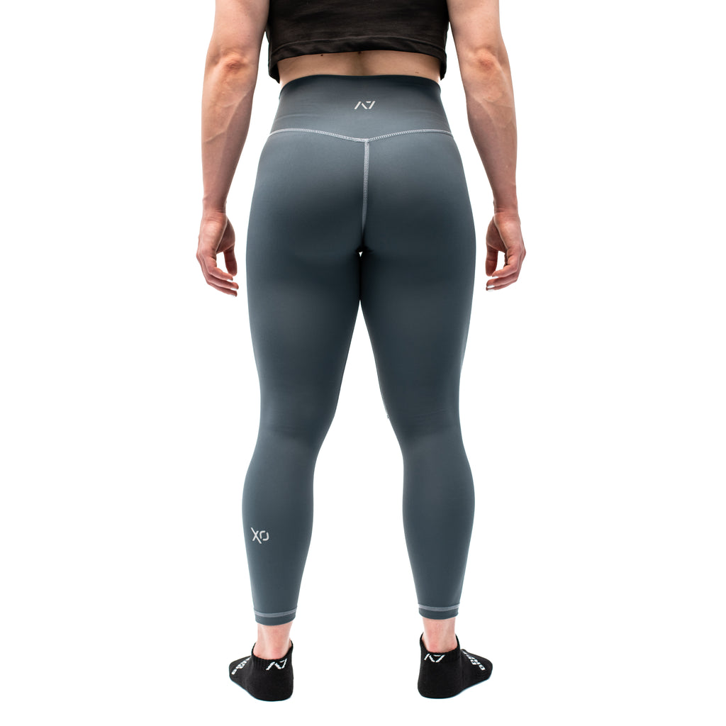 XO Women's Gray Gym Leggings | Dark Gray Workout Leggings – A7