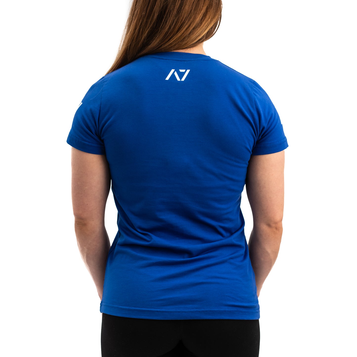 
                  
                    Demand Greatness IPF Approved Logo Women's Meet Shirt - Blue
                  
                