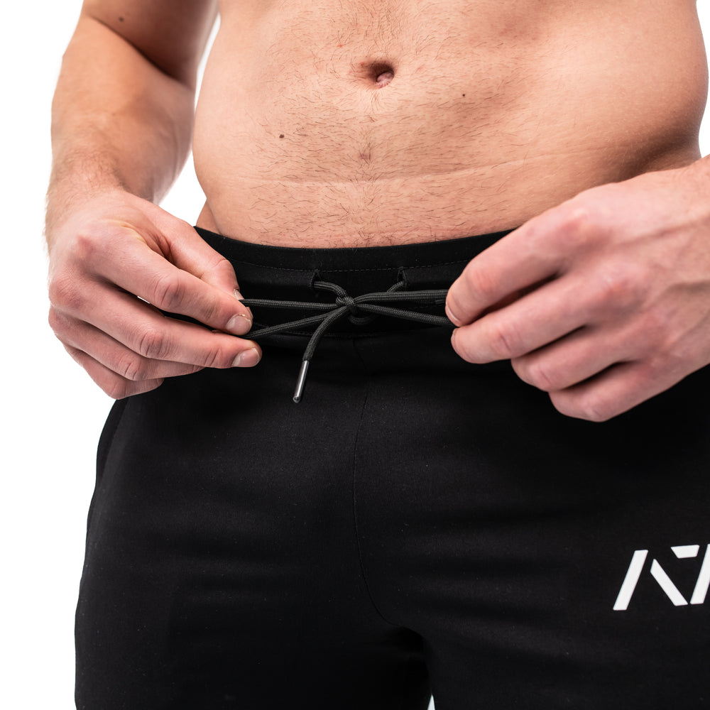 Defy Black Unisex Workout Joggers | Black Jogger Pants – A7