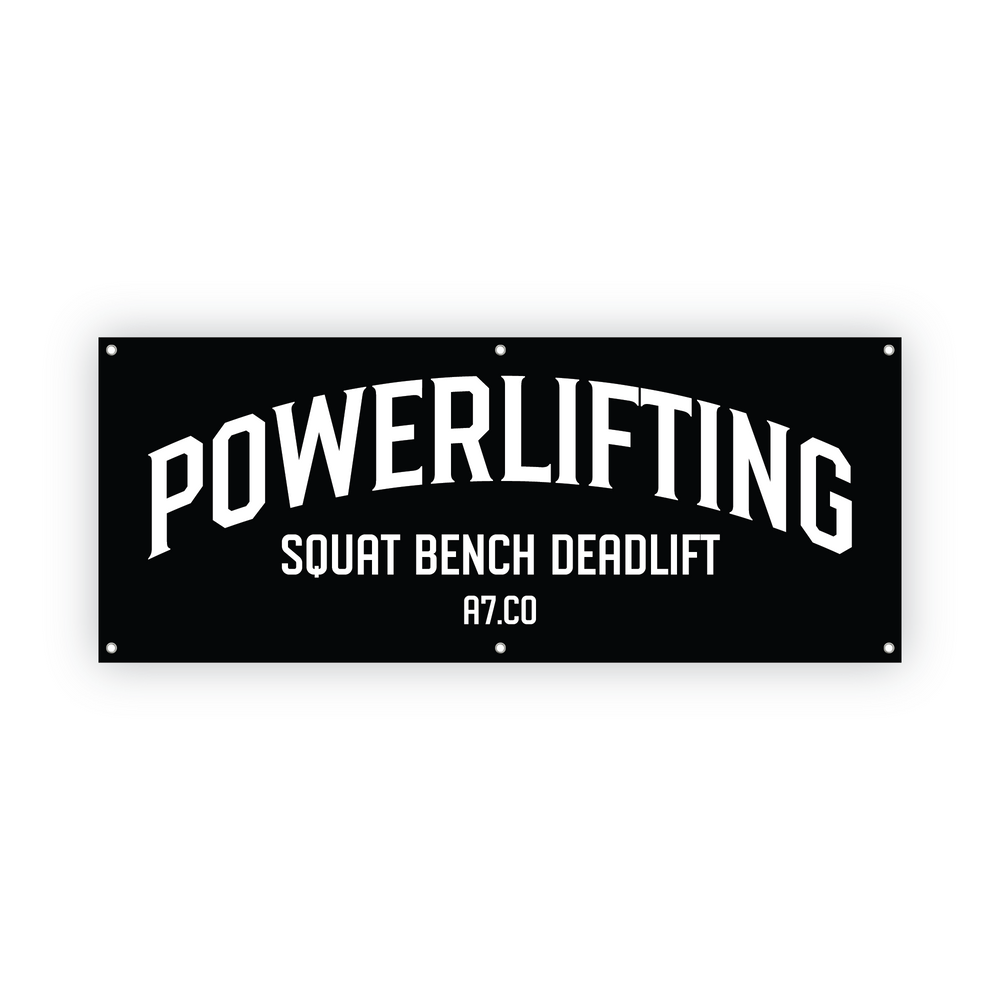 Powerlifting Gym Banner